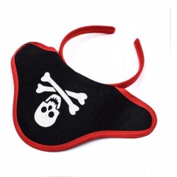 Halloween Pirate Skull Hat Headband Halloween Masquerade Cosplay Costume Accessories 3Pcs $15.75 Kids' Party Hats