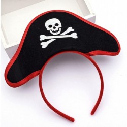 Halloween Pirate Skull Hat Headband Halloween Masquerade Cosplay Costume Accessories 3Pcs $15.75 Kids' Party Hats