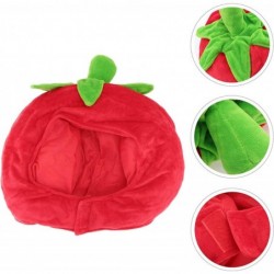 Funny Party Hat Tomato Shaped Costume Plush Novelty Fruits Headgear for Carnival Party Cosplay Hood Hat $44.60 Kids' Party Hats