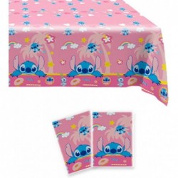 2Pcs Pink Lilo and Stitch Tablecloth for Girl Lilo and Stitch Theme Birthday Party Supplies Decorations (51.97" x 86.61") $27...