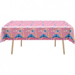 2Pcs Pink Lilo and Stitch Tablecloth for Girl Lilo and Stitch Theme Birthday Party Supplies Decorations (51.97" x 86.61") $27...