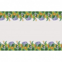 Animal Safari Plastic Tablecover - 1 Pc $12.38 Kids' Party Tablecovers