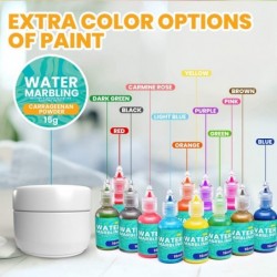 Marbling Painting Art Kit for Kids - STEM Toys Water Color Fabric Dye Brushes Paint Set Craft Supplies Fun Gifts Ideas Arts a...