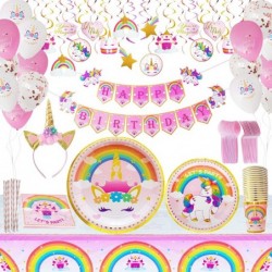 Unicorn Birthday Party Supplies - All in One Rainbow Unicorn Decorations for Birthday Party - Have a Memorable Unicorn Theme ...