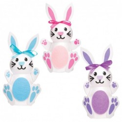 AT413 Build A Bunny Kits - Pack of 4 Creative Easter Art and Craft Supplies for Kids to Make and Decorate $98.12 Kids' Drawin...