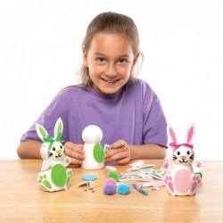 AT413 Build A Bunny Kits - Pack of 4 Creative Easter Art and Craft Supplies for Kids to Make and Decorate $98.12 Kids' Drawin...