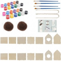 Bird House Kits for Children to Build with Nests 2 Pack Kids Gardening Craft kit DIY Wooden Birdhouse to Paint Bird Feeder fo...