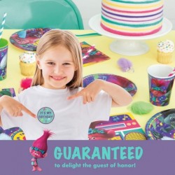 Trolls Birthday Party Supplies | Trolls Party Supplies & Decorations | Serves 16 Guests | For Girls and Boys | World Tour Mov...