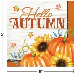 Fall Harvest Pumpkin Birthday Baby Shower Thanksgiving Party Supplies (48 Piece) $28.44 Kids' Party Tableware