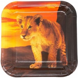 Lion Party Supplies Pack (116 Pieces for 16 Guests) - Lion Party Decorations Safari Birthday Decorations Safari Party Supplie...