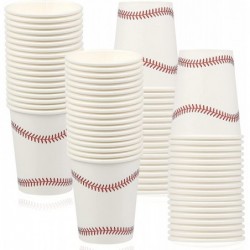 72 Pack Baseball Paper Cups Baseball Theme Party Supplies 9 Ounce Baseball Disposable Cups Baseball Drinking Cups for Carniva...