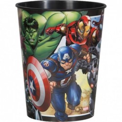 Marvel Avengers Superhero Birthday Party Supplies Set of 12 16oz Plastic Reusable Favor Cups $30.73 Kids' Party Tableware