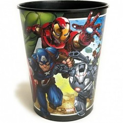 Marvel Avengers Superhero Birthday Party Supplies Set of 12 16oz Plastic Reusable Favor Cups $30.73 Kids' Party Tableware