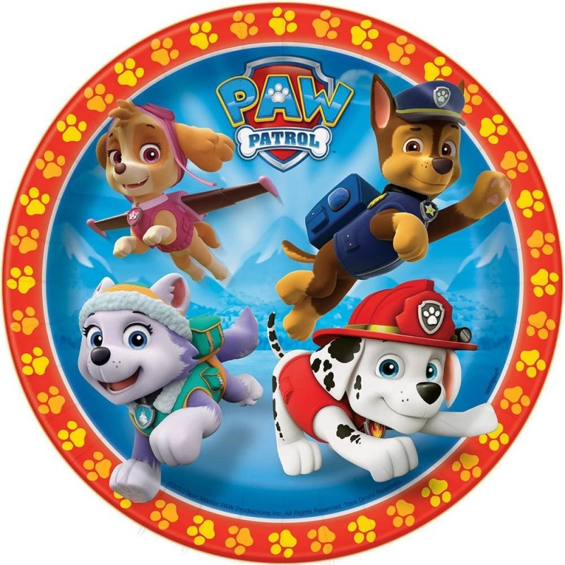 PAW Patrol Dessert Plates 8ct $15.50 Kids' Party Tableware