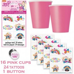 Jojo Siwa Birthday Party Supplies and Decorations Jojo Siwa Party Supplies for 4 Year Olds Serves 16 Guests With 4 Balloon Ta...