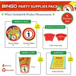 Bingo Party Supplies Packs (116 Pieces for 16 Guests) - Bingo Theme Party Decorations Game Night Party Decorations Las Vegas ...