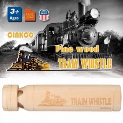 Wooden Train Whistle Circular Wood 4 Tone Educational Party favors Toy Gift for Children $19.87 Noisemaker Toys