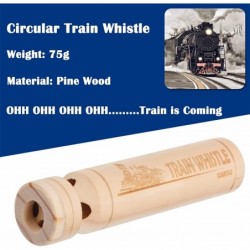 Wooden Train Whistle Circular Wood 4 Tone Educational Party favors Toy Gift for Children $19.87 Noisemaker Toys