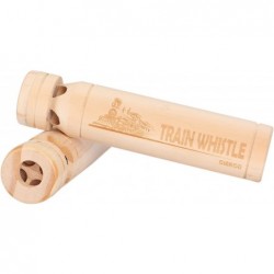 Wooden Train Whistle Circular Wood 4 Tone Educational Party favors Toy Gift for Children $19.87 Noisemaker Toys