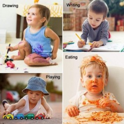 Cute Dinosaur Kids Art Smocks Waterproof Artist Painting Aprons for For Dining Playing Painting for Age 2-6Years $17.45 Kids'...