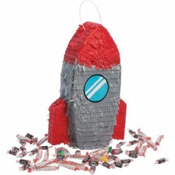 Rocket Shaped Pinata for Birthday - Party Decor $39.68 Piñatas