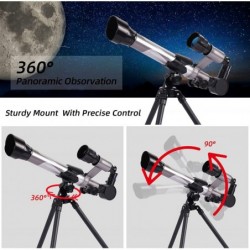 Refracting Telescope for Kids with Tripod and Finder Scope 20X 30X 40X Magnification Portable Astronomical Landscape Telescop...