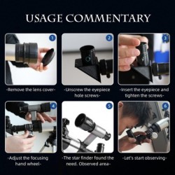 Refracting Telescope for Kids with Tripod and Finder Scope 20X 30X 40X Magnification Portable Astronomical Landscape Telescop...