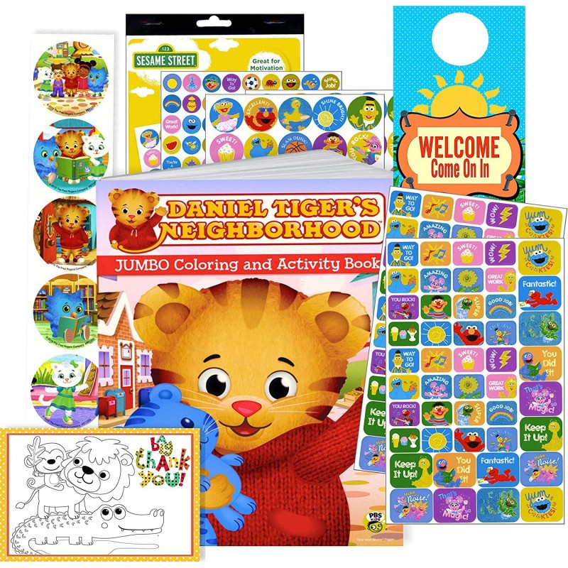 Daniel Tiger Stickers and Coloring Activity Set Bundle $16.75 Kids' Drawing & Writing Boards