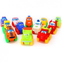 Baby Cars - Soft Rubber Toy Vehicles for Babies and Toddlers - 12 Pieces $27.65 Early Development & Activity Toys