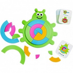 F209 Fat Bugzzle Preschool Folding Gear Brain Teasers Puzzles 40 Challenge Cards Educational Toys for Kids 3 Years and Older ...