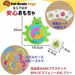 F209 Fat Bugzzle Preschool Folding Gear Brain Teasers Puzzles 40 Challenge Cards Educational Toys for Kids 3 Years and Older ...