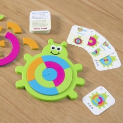 F209 Fat Bugzzle Preschool Folding Gear Brain Teasers Puzzles 40 Challenge Cards Educational Toys for Kids 3 Years and Older ...