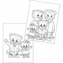 Daniel Tiger Stickers and Coloring Activity Set Bundle $16.75 Kids' Drawing & Writing Boards