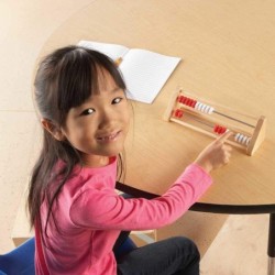 20 Bead Wooden Rekenrek Abacus for Kids Math Math Manipulatives Kindergarten Counting Rack for Kids Counters for Kids Math Ed...