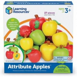 Attribute Apples Sorting and Matching Set of 27 Pieces Toddler Learning Toys Ages 3+ $43.78 Early Development & Activity Toys