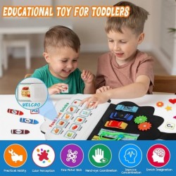 Busy Board Busy Book Quiet Book Toddler Travel Toys Sensory Toys for Toddlers Montessori Toys Educational Activities Board Di...