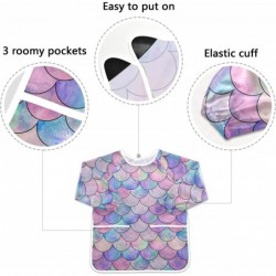 Kids Art Smocks Waterproof Long Sleeve Artist Painting Aprons with 2 Pockets Cartoon Pattern $26.26 Kids' Drawing & Writing B...