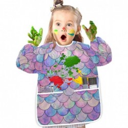 Kids Art Smocks Waterproof Long Sleeve Artist Painting Aprons with 2 Pockets Cartoon Pattern $26.26 Kids' Drawing & Writing B...