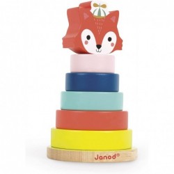 Baby Forest Fox Wood Stacker - Ages 1+ - J08014 $29.65 Early Development & Activity Toys