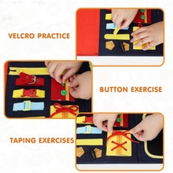 Busy Board - Montessori Busy Board for 3 4 5 6 Year Old - Sensory Board Toys for Toddler - Activity Board - Montessori Toys -...