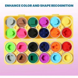 Fun Egg Matching Toy (Total 12 Eggs) - Toddler STEM Easter Eggs Toys Shape Recognition Toys for Kids Educational Color Sortin...