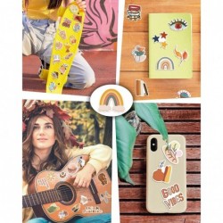 Boho Stickers for Adults Kids 300 Pcs Water Bottle Stickers Aesthetic Cute Stickers Waterproof Vinyl Laptop Skateboard Phone ...