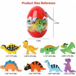 Easter Dinosaur Eggs Wooden Dinosaur Stacking Game 3 Years Old Montessori Toys $18.95 Early Development & Activity Toys