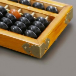 17 Digit Rods Wooden Abacus Soroban Chinese Japanese Calculator Counting Tool w/Reset Button 14" Vintage-Style $29.00 Early D...