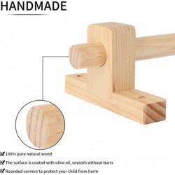 Montessori Pull Up Bar for Infants 16 Inch Adjustable Wooden Baby Pull Up Bar is Suitable for Babies 6-18 Months $41.52 Early...