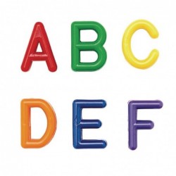 LETBD Big Letter Beads Plastic 300 Pieces Language Arts & Crafts for Kids Stringing Teachers Motor Skills Multi Color $68.53 ...