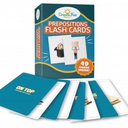 Preposition Flash Cards | 7 Total Prepositions 49 Picture Cards for Speech Therapy - for Teachers Parents ESL Teaching Materi...