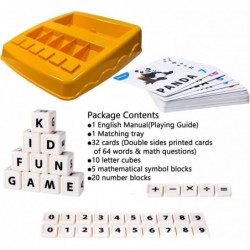 Matching Letter Game for Kids Learning Educational Toys with Alphabet and Numbers Sight Words Flash Cards Kindergarten Best G...