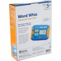 Word Whiz Electronic Flash Card Handheld Word Games Word Building Game for Kids Electronic Learning Games Ages 5+ $30.65 Educ...