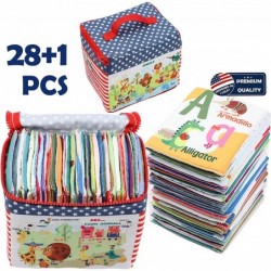 Baby Flash Cards Baby Toy 28PCS Flash Cards for Toddlers 1-2 2-4 Years Learning Toys Soft Alphabet ABC Zoo Jungle Farm Cloth ...